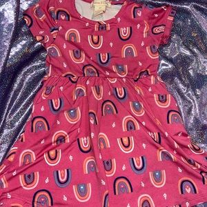 Emma & Elsa Rainbow Dress